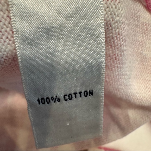 Lilly Pulitzer Girls Pink & White Cardigan Button Up Size 6 - Picture 10 of 10